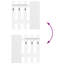 Wall-Mounted Coat Rack With Mirror 100 X 10 X 100 Cm-1447903625
