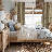 Linen Plaid Curtains Modern Window Panels Check Tartan Light Filtering Curtains for Living Room Bedroom, Rod Pocket Back Tab, 2 Panels-329966676-329966678
