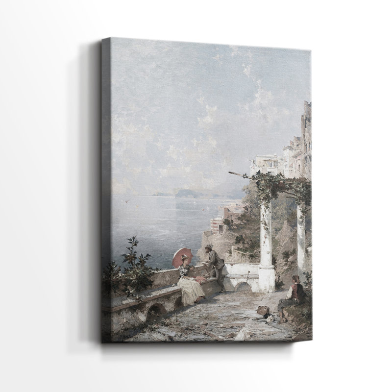 Paysage rétro CCII - galerie Cavas, H 48 po x l 32 po