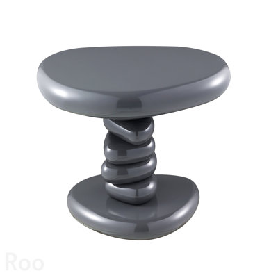 Table de bout, gris Charlene ultrabrillant