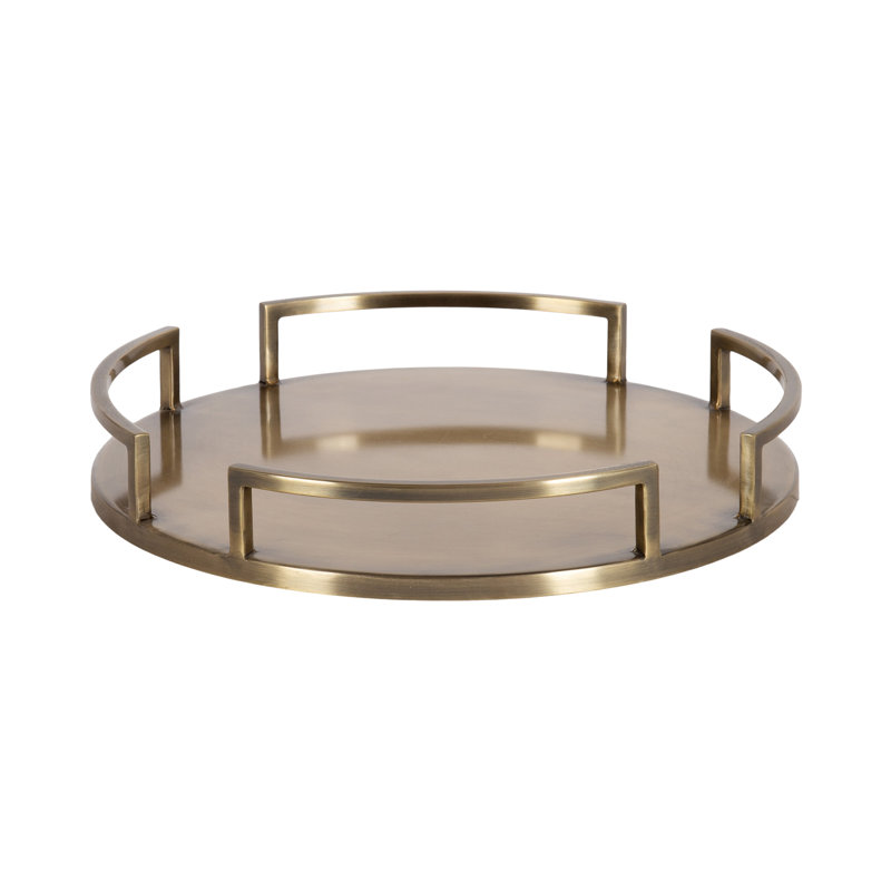Antigo Metal Tray, Antique Brass