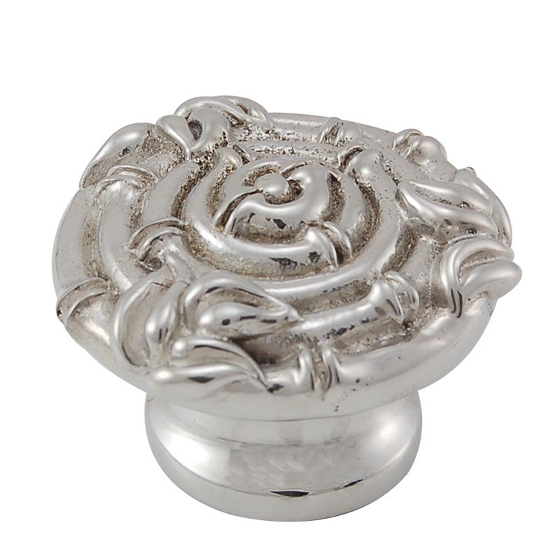 Palmaria Novelty Knob, Polished Silver