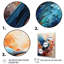 Clairevale Animal Azure Birds Drips - Imprimé-655270487-655270483