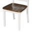 Ensemble de table de salle à manger de style rustique 6 pièces avec 4 chaises ergonomiques et un banc-2083040431-2083040428