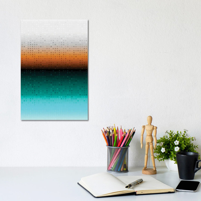 Colorful Geometric Shapes CXXX by Irena Orlov - Wrapped Canvas Print, 20.32 cm H x 30.48 cm W