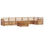 408cm Wide Patio Sectional Set