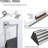 5-Piece Bath Hardware Set Bathroom Accessories With Toilet Paper Holder,Towel Bar,Towel Ring,Towel Hooks Brushed Nickel-121793968