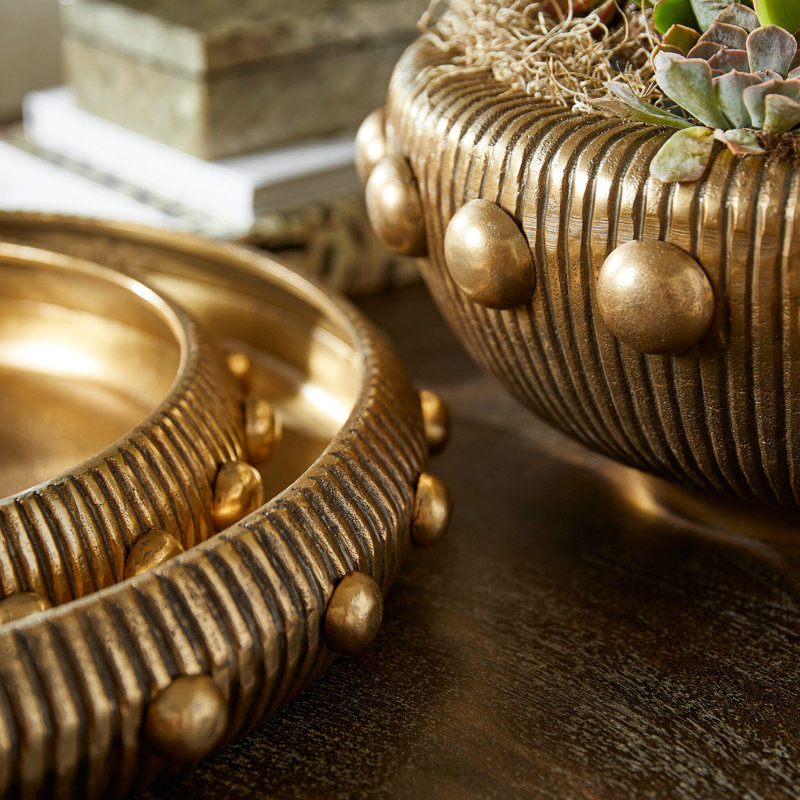 Batten Aluminum Decorative Bowl 1