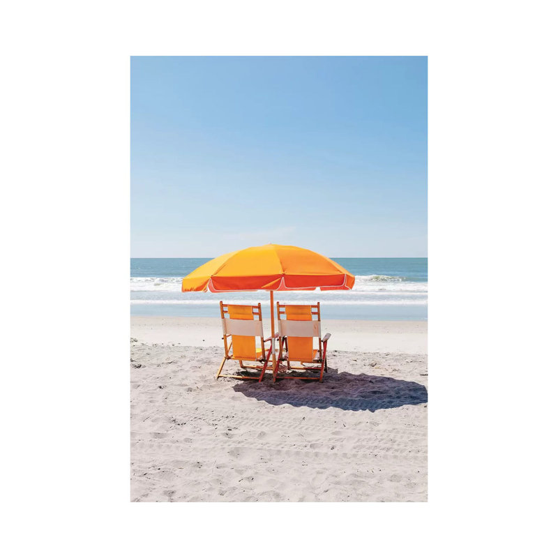 Folly Beach II 1 Piece Wall Art on Canvas, 30.48cm H x 20.32cm W x 1.91cm D, Wrapped Canvas