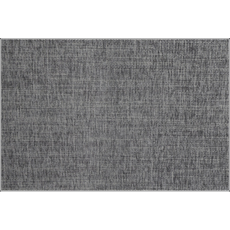 Causeuse Florian en tissu gris et blanc antique avec 3 coussins élégants pour les espaces de vie modernes