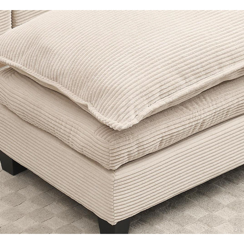 Repose-pieds Elegant Chic Home, Beige
