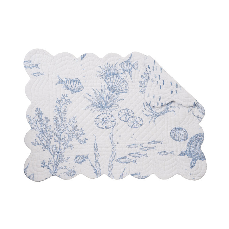 Makara Reef Coastal Rectangle Cotton Placemat