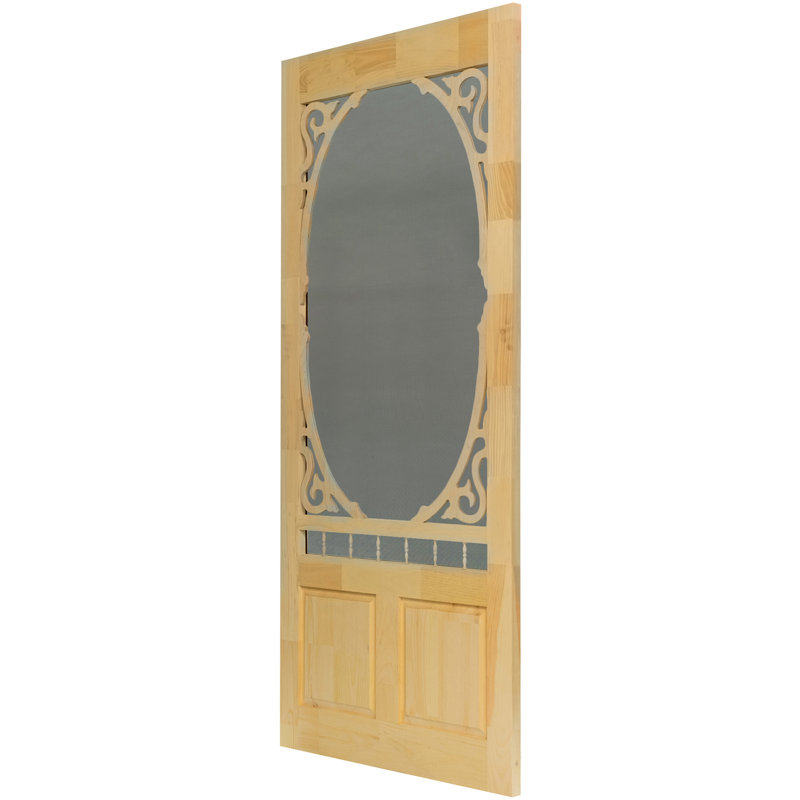 Kimberly Bay 80'' x 36'' Unfinished Pine Screen Door