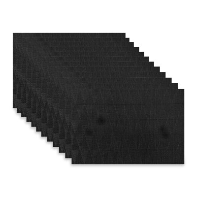 Ensemble de 12 napperons en PVC tissé