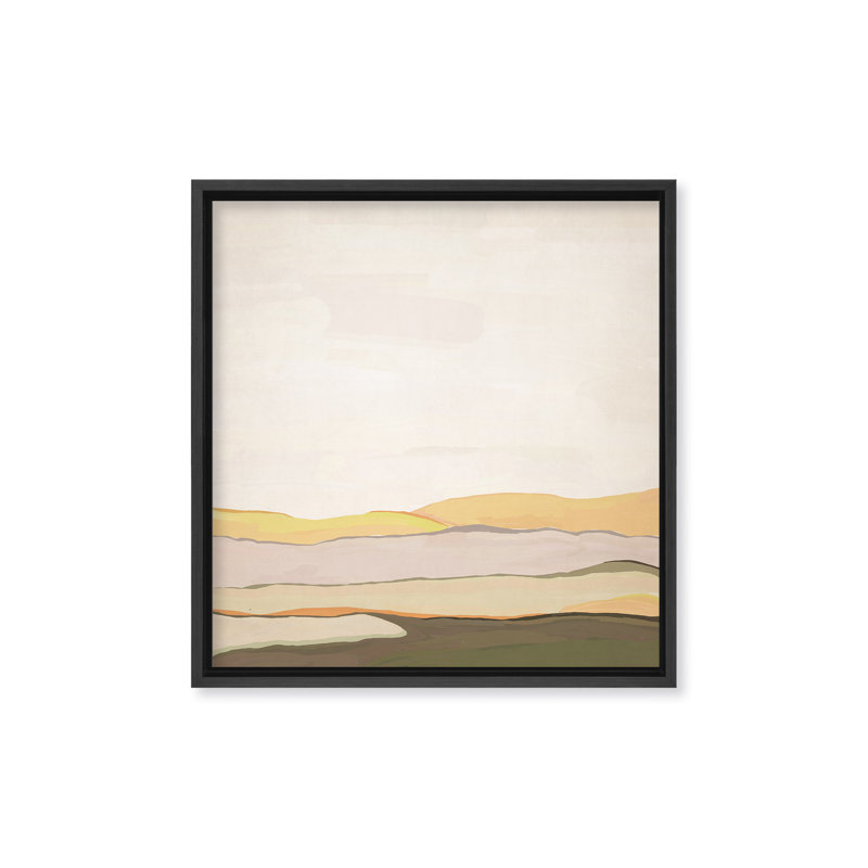 Mirage coucher de soleil inspiré de la nature par Chichi Décor, H 36 po x l 36 po