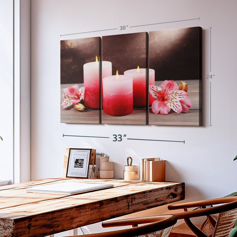 Impression sur toile Spa Spa, H 24 po x l 38 po x P 1,25 po