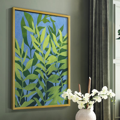 «Ocean Vines II», reproduction encadrée - bois massif