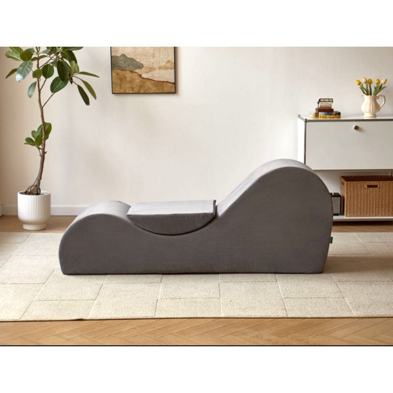 62.5" H Solace Yoga Chaise Lounge Chair