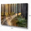 Road in Thick Morning Forest - Reproduction de photo sur toile tendue-18436076