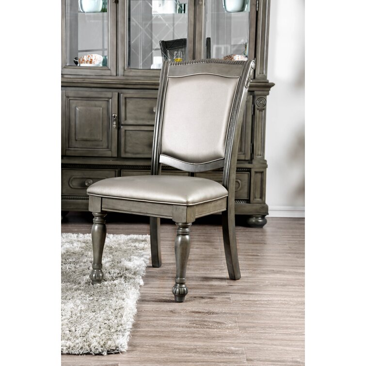 Westover Upholstered Side Chair in Gray