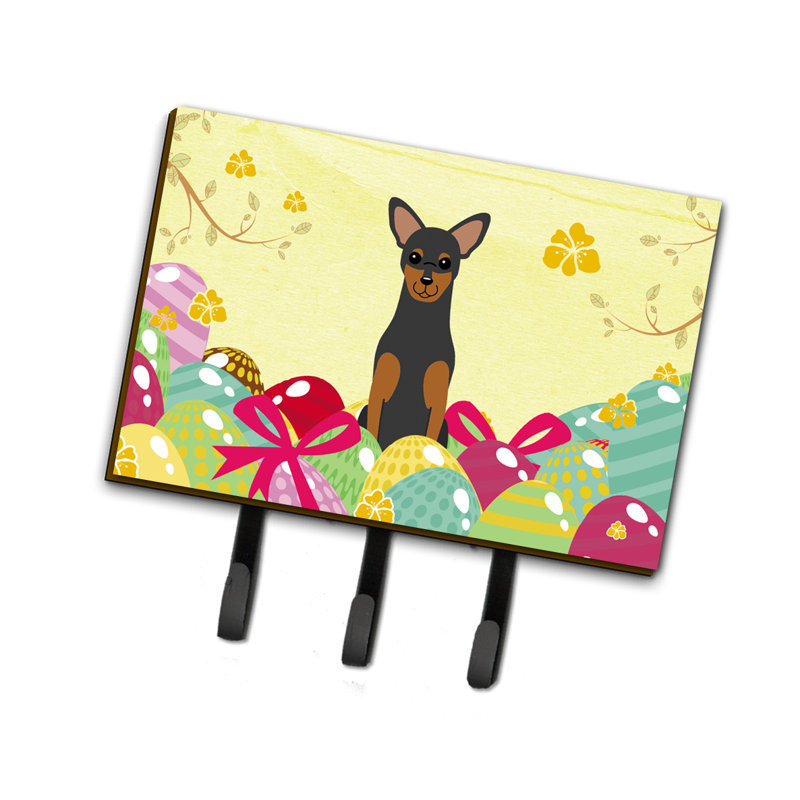 Porte-clés ou garde-graines terrier de pâques