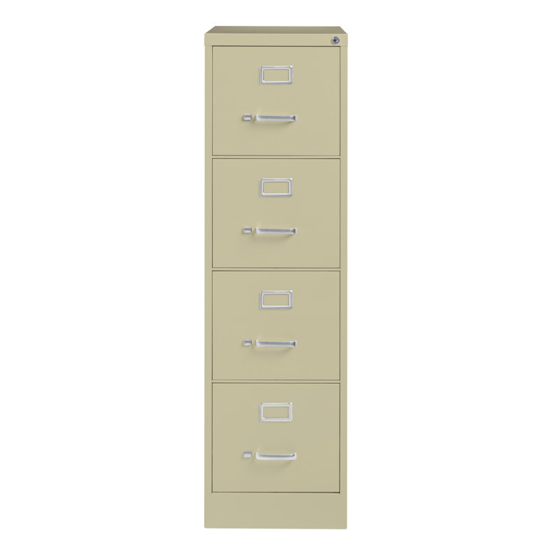 Patirica Bottorf 4-Drawer Vertical Filing Cabinet, Putty