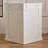 Beige + Black Solid Wood Freestanding Fireplace