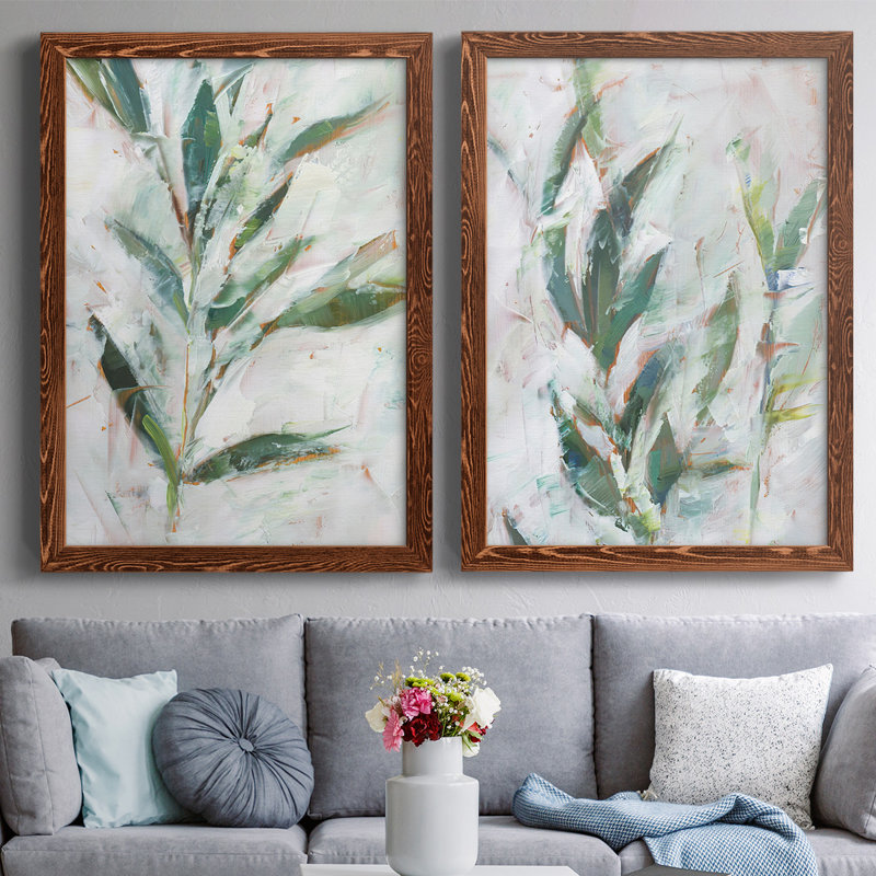 " Tropical Foliage Study I " 2 - Pieces Painting Print