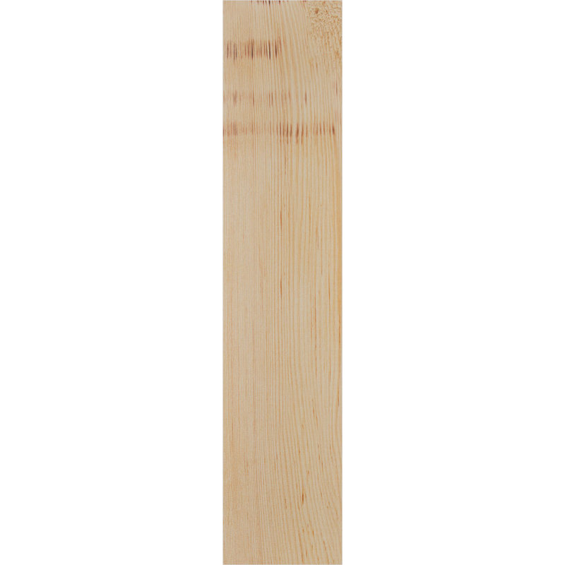 Corbeau alpin avec contre-plaque, Lisse, H 26 po x l 5,5 po x P 14 po, Sapin de Douglas