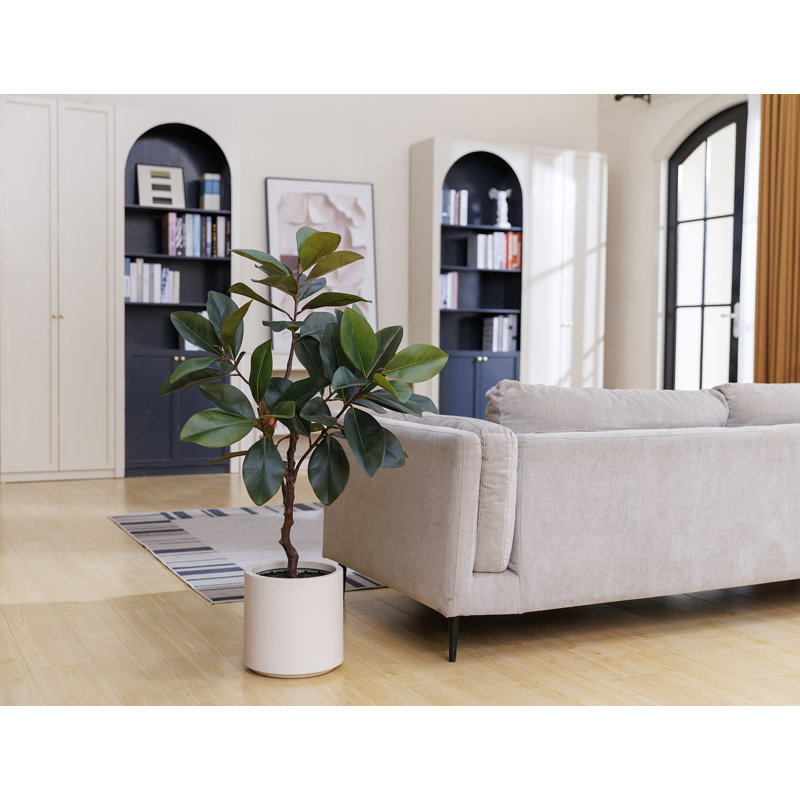 51'' Faux Magnolia Tree Tree in Planter