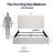 Caron Upholstered Wingback Bed, Boxspring Required-782090834