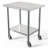 Adjustable Height Stainless Steel Top Workbench-128487476