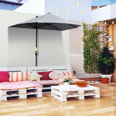 200cm Tilt Wall Mount Parasol