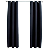 Curtains Roller Blackout Curtains Window Blinds with Rings Fabric