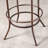 Gyu Pine Round Solid Wood Top Metal Base Dining Table-1396523431
