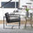 Holbeach Faux Leather Armchair-1364926946