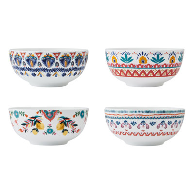 Mikasa Painted Medallion 6 In. All-Purpose Bowls