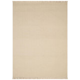 Winter Harbor Wool Area Rug in Cream