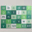 «Alphabet» par Justin, art textuel en vert-26130816-18659940