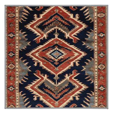 Tapis brun lavable à la machine