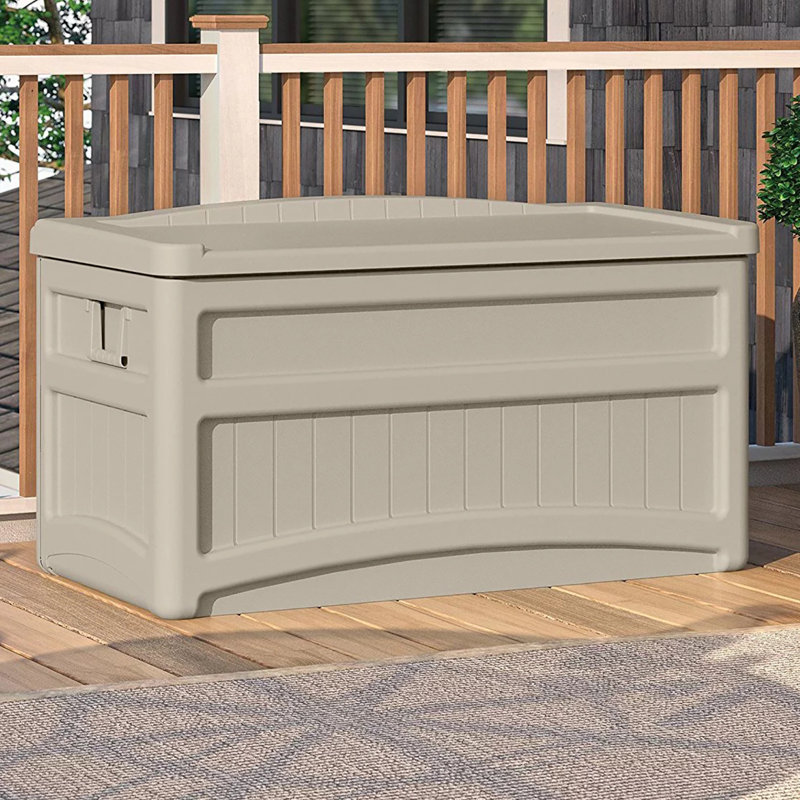 Boîte de rangement en résine 73 gallons