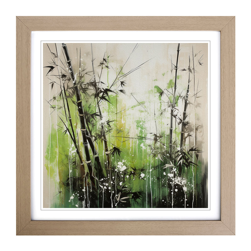 Single Picture Frame Print on Wood, Oak
