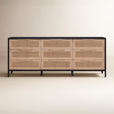 Nellie 9-Drawer Cane Dresser