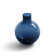 Blue Pallo Blown Glass Vase