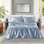 Ensemble de draps 6 pièces grand luxe bleu