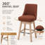 Ensemble de 2 tabourets pivotants 360 °-1638178932-1638178933