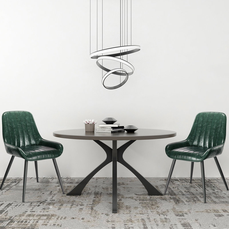 Knighton Upholstered Dining Chair, Dark Green