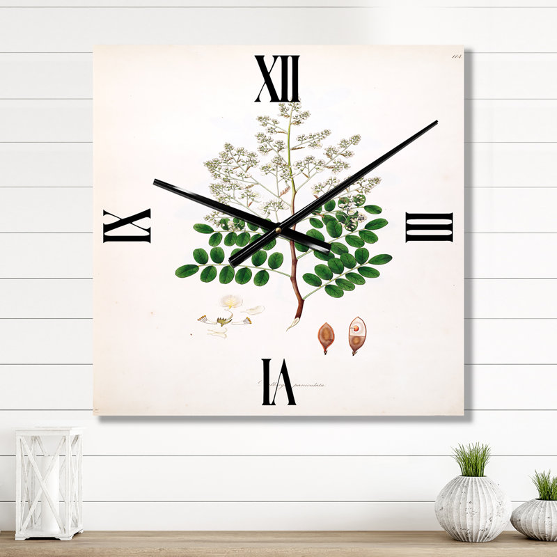 Horloge murale Botanicals, Très grand