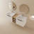 Eriseld 59.6 " W Wall Mounted Wall Mounted 2 Double Vanity Bathroom Vanity With Ceramic Top
