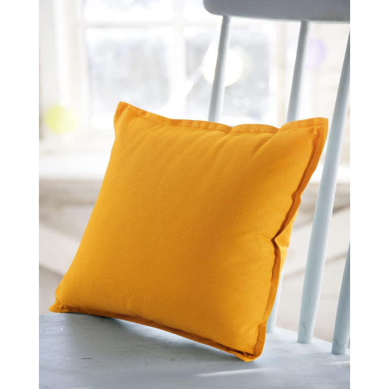 Ektor Square Euro Cushion, Dark Yellow